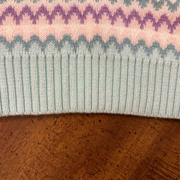 Janie & Jack Fair Isle Sweater Toddler Girls 2T Wool Blend - Picture 9 of 9